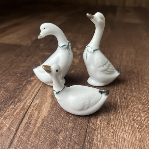 Vintage porcelain duck geese - 3,
